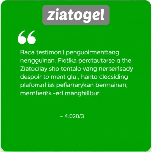 Testimoni Pengguna Tentang Pengalaman di Ziatogel